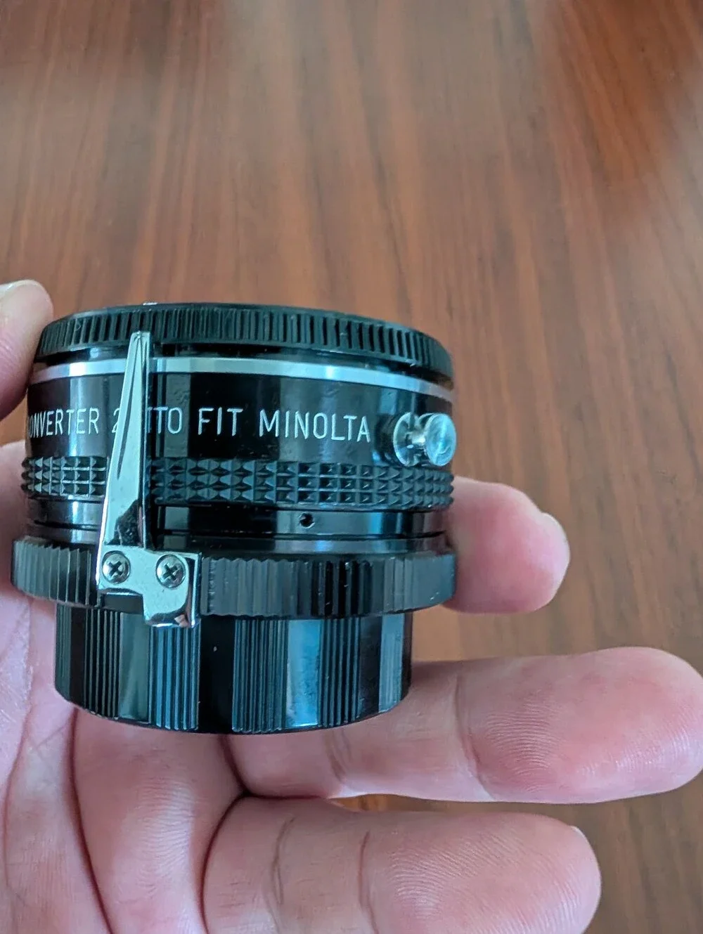Soligor MC Auto Tele Converter 2x To Fit Minolta with Case Pre Owned